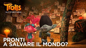 "La festa è finita, siamo stati attaccati dai Bergen!" Per voi invece la festa è appena iniziata. #Trolls vi aspetta al cinema!!! http://fox.powio.com/it/trolls! | Trolls