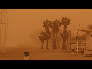 La calima pone a España en alerta por la calidad del aire
