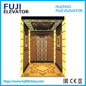[Hot Item] FUJI Luxury Residential Passenger Elevator Cheap Home Lift, Stainless Steel Cabin