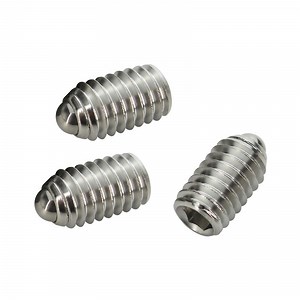 [Hot Item] M2.5 M3 M4 M5 M6 Stainless Steel Hex Socket Set Screw Threaded Ball Spring Plunger