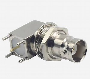 [Hot Item] BNC Female Bulkhead Right Angle Solder Type Connector for CATV/Antenna/Monitor