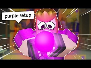 using the ULTIMATE PURPLE LOADOUT in ARSENAL... (Arsenal Roblox)
