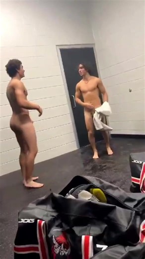 Hockey bros horseplay