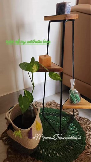 5K views · 14 reactions | #MinimalTrianglestand available now...... | Home & More | Facebook