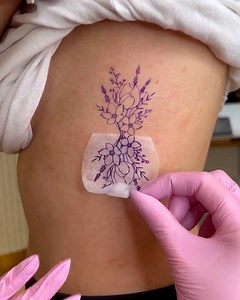 172K views · 348 reactions | These fine-line floral tattoos are stunning!  | LADbible Australia | Facebook