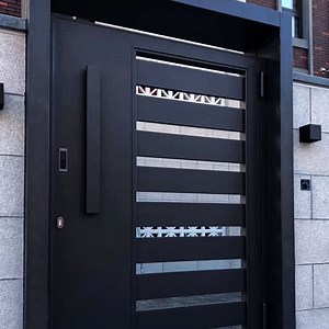 [Hot Item] Premium Aluminium Door Remote Control Security Gate for Gardens