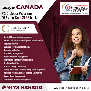 PG Diploma Programs Available for Sept 2022 Intake @ Leading Canadian Colleges. Study in CANADA ! Contact Overseas Consultant @ Ahmedabad : 9173888800 l Anand : 9904254606 l Surat : 8181881166 bit.ly/2ZLcGz4 #mentoroverseas #studyabroad #foreigneducation #overseaseducation #studentvisa #pgwpp #gic #sds #ConestogaCollege #FanshaweCollege #durhamcollege #mohawkcollege #confederation #studyincanada | Mentor Overseas - Your Mentor for Study Abroad Aspirations | Facebook