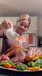 Today we’re making a REAL Jamaican Jerk Spatchcock Turkey — seasoned heavy, oven baked, and finished with a sticky jerk glaze. This turkey is juicy, full of Jamaican flavors, and easy enough for beginners. If you want a holiday turkey with real yard-style flavor, this is the recipe to try! 📌 What You’ll See in This Video: • How to spatchcock a turkey • How to season it with Jamaican spices • My homemade jerk wet marinade • Oven cooking times for a 14 lb turkey • How to get deep jerk color • Sti