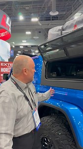 1.5K views · 24 reactions | Unleash your adventurous spirit with our sleek two-tone matte black cap on the JEEP Gladiator! Equipped with the practical windoors, roof racks, and a rooftop tent, this beast is ready to conquer any terrain. Share your thoughts on what else you’d love to see from us at the @semashow! #LEER | LEER Truck Accessories | Facebook