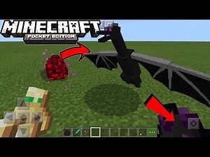 HOW TO SPAWN BABY ENDER DRAGON In Minecraft PE 1.6+