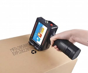 [Hot Item] Portable Handheld Printer Date Coding Expiration Date Machine Portable Color Gun Thermal Foam Handheld Inkjet Printer