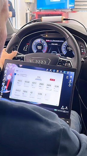 Audi A7 2021 @ dyno logs stage1 optimisation | TCM Tuning - engine software optimization