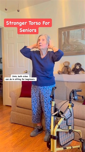 7K views · 82 reactions | Poor trunk muscles will result in slouch or rounded back which is common in seniors who sits a lot. Do this to improve posture. #physicaltherapy #posture #exercise #strength #seniors #everyone #share | Doc H. | Facebook