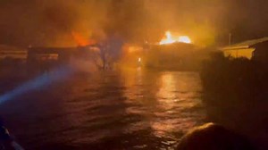 WATCH: New video shows ‘severe’ conditions in Florida, house flooded by Hurricane Helene on fire