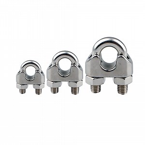[Hot Item] 304 316 Stainless Steel Wire Rope Clamp Fittings Wire Rope Clip Rigging Hardware Supplier
