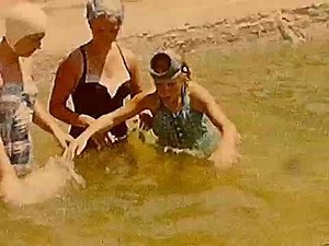 At The Lake House 1950s 8mm Home Movie