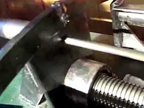 Home made button rifling machine