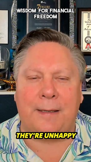 Breaking the Cycle of Unhappiness: Finding Financial Freedom | The video discusses the importance of self-reflection and changing one's mindset in order to achieve happiness and satisfaction in life. #roberthollis #alberteinstein #money #doingnothing #secrets | Robert Hollis | Facebook