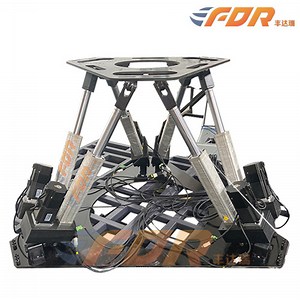 [Hot Item] 6 Axis Motion Simulating Platform System 6 Dof Motion Simulator Stewart Platform Driving Simulator