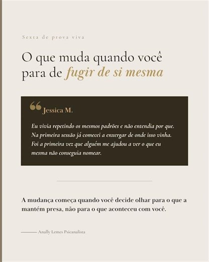 Quanto tempo você ainda vai esperar para entender o que está acontecendo dentro de você?
