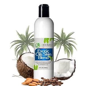 Sunset Elixir: Your Passport to an Exotic Outdoor Tanning Experience – Enriched with Vitamin E, Sweet Almond Oil for Skin, Coconut Dreams, and Avocado Delight for Accelerated Sun-Kissed Skin, 8 Fl Oz