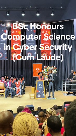 BSc Honours Computer Science in Cyber Security (Cum Laude) Graduation
