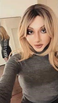 Crossdresser evening walk | Fully body MTF Transformation | Pantyhose | Boots | Female Masking