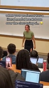 what is college even about bruh 😭 #college #lecture #professor #crashout | Studyamethyst1