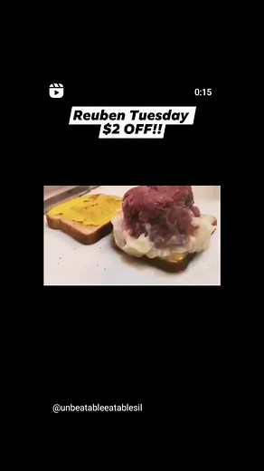 BEST corn beef reuben in town!! #toasted #hot #deliciousfood #yummyfood #savemoney #viralvideoシ #cornedbeef #sale #hazelcrest #flossmoor #oakforest #midlothian @topfans Unbeatable Eatables Unbeatable Eatables Munster | Unbeatable Eatables