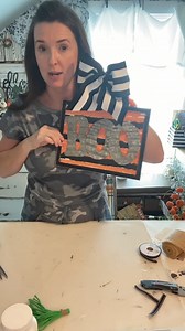 DIY Halloween "Boo" Sign with Galvanized Letters | The Celebration Co.