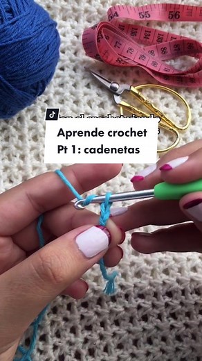 Aprende Crochet: Cómo hacer Cadenetas desde Cero