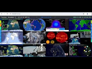 hamdash hamclock web based live, geochron clock, day and night clock, satellite, amateur radio