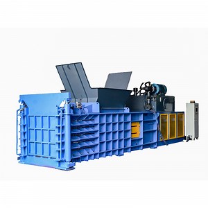 [Hot Item] Horizontal Hydraulic Plastic Bottle Aluminum Can Baler Compressing Packing Baling Machine