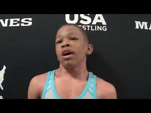 Javaan Yarbrough (OH), 2022 Junior Nationals Greco-Roman champion at 100 pounds