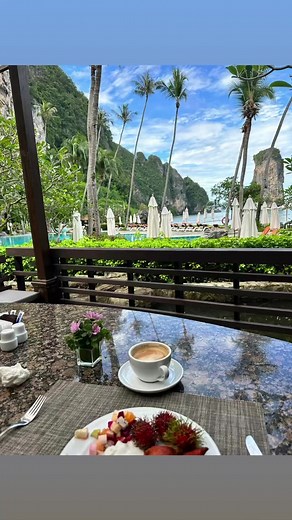 Breakfast at the Centara Grand Beach Resort & Villas Krabi is sublime with these extraordinary views #breakfast #Thailand #Centara | The Carousel