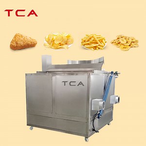 [Hot Item] Automatic Plantain Chips Stirring Batch Fryer Frying Machine