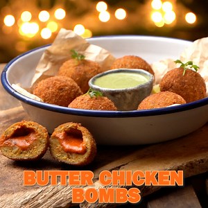 17K views · 867 reactions | Butter Chicken Bombs Recipe With Chef...