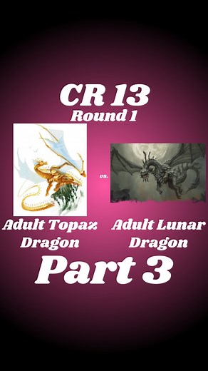 Adult Topaz Dragon v. Adult Lunar Dragon (Part 3), who do you got?! 🌌 Interplanar Games 🌌 ▪️ My board game company! Follow our journey @interplanargames, and sign up for our email list at www.interplanargames.com. Thank you for your support! - 🔗 in bio!!! 🎲 Watch Me Play 🎲 ▪️ LIVE - Undying Corruption: A Korean 5e Campaign [April-August, 1st & 3rd Saturdays @ 8 PM EST] - 🔗 in bio!!! ▪️ The Panic Table: PARTY CRASHERS Live GenCon show, Operation: SH!TSTORM, and Hold on Tight, Spider Monkey