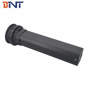 [Hot Item] Motorized Intelligent Raising 2 USB Charging Plug Certification Retractable Power Strip Round Electrical Pop up Socket for Countertop Kitchen Conference