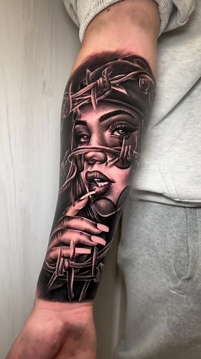 Clown Girl Face Tattoo: Chicano Style Ink Art