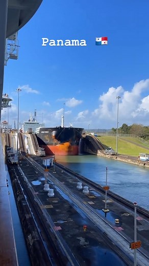 26K views · 344 reactions | Train Passing Through Panama Canal | Giant Machine | Facebook