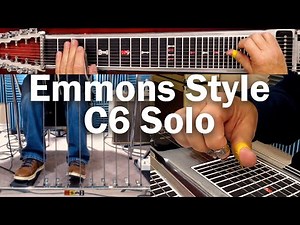 Emmons Style C6 Solo | Pedal Steel Guitar Lesson