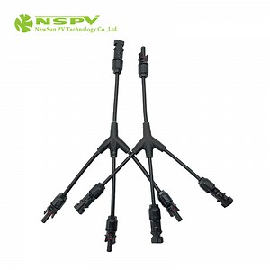 [Hot Item] Solar PV Connector Y-Type Four-Way Cable Harness Parallel 3to1 Connector Adapter