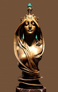 Alphonse Mucha - Nature (sculpture) - Etsy Australia