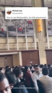 ICAI Campus Placement! 🔥🔥 Video credit: Rishab Jain ☺️ Caption credit: Harshit Maheshwari ☺️ #icai #castudents #campusplacement | CAclubindia