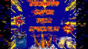BOOMERS SUPER SATURDAY.....BOMBS AWAY TODAY...$3 JAGER BOMBS...$2.50 GRAPE & CHERRY BOMBS...$4 BLACK OUT BOMBS....$5 IRISH CAR BOMBS....$2 BOTTLE BLOW OUTS....$1...$1.50...& $2 BEER BLOW OUTS...$10 BUCKETS....$5 SHARE PITCHERS OF SEX ON THE BEACH & EZRA BROOKS BOURBON & COKE....BOOM! | Boomers Elyria Ohio