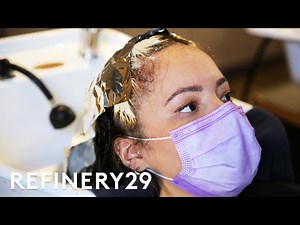 I Got 90s Inspired Bleached Hair | Hair Me Out | Refinery29