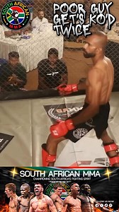 4K views · 18 reactions | I Guess this MMA fighter should have stayed down after catching the first KO lol. What a smooth move this was. #mma #knockout #ko | South African MMA | Facebook