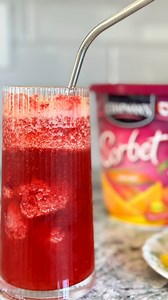 4.1K views · 69 reactions | Raspberry Mango Mocktail comin’ in COOL on a hot summer day  Discover all of our Sorbet flavours at chapmans.ca  https://www.chapmans.ca/product/cherry-peach-passion-sorbet-2-litre-tub/ #recipe #summerecipe #mocktail #drinkrecipe #summer #raspberry #mango #refreshing #viralvideos | Chapman's Ice Cream | Facebook