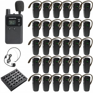 [Hot Item] Wireless Audio Guide System UHF Strong Signal 200m for Conference Simultaneous Translation